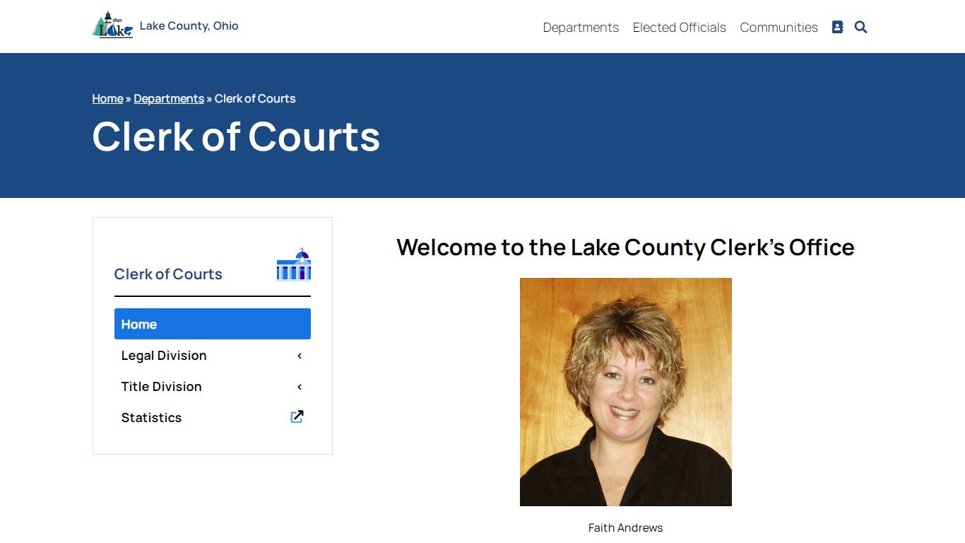 Clerk of Courts – Lake County Ohio